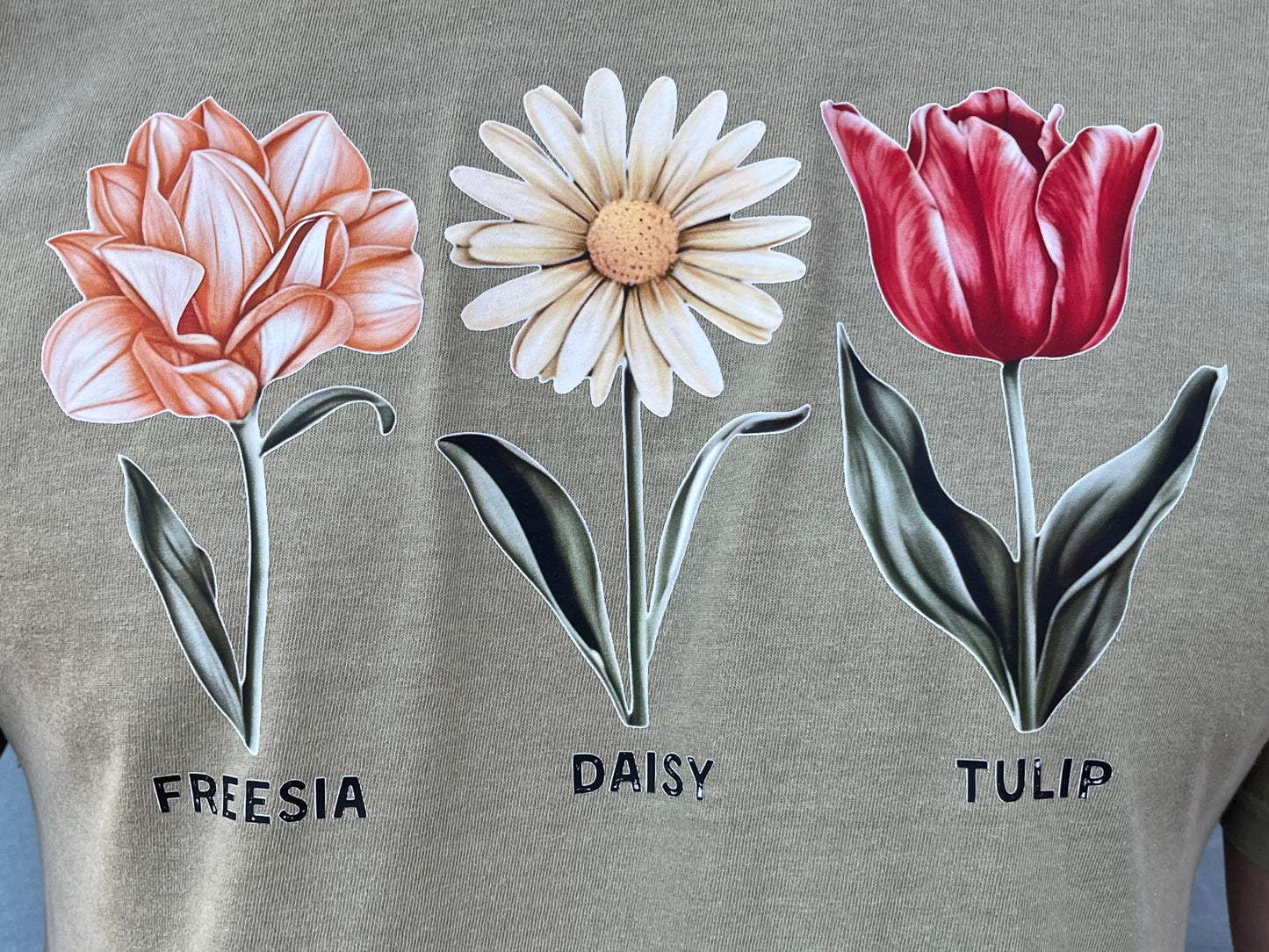 Freesia Daisy Tulip T-Shirt