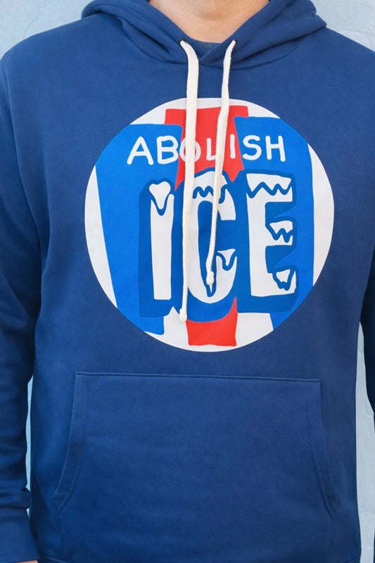 Abolish ICE drawstring hoodie