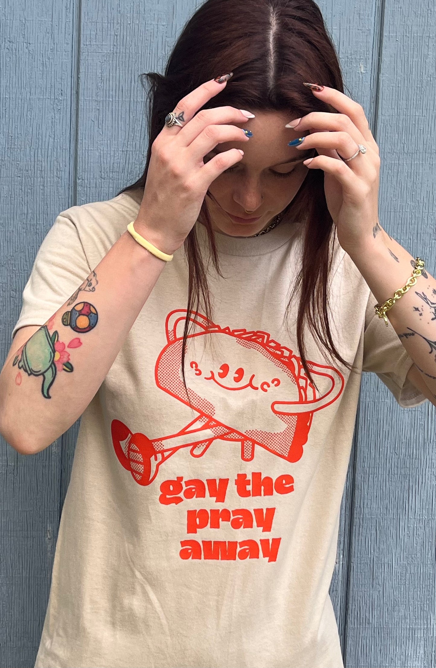 Gay The Pray Away Taco T-Shirt