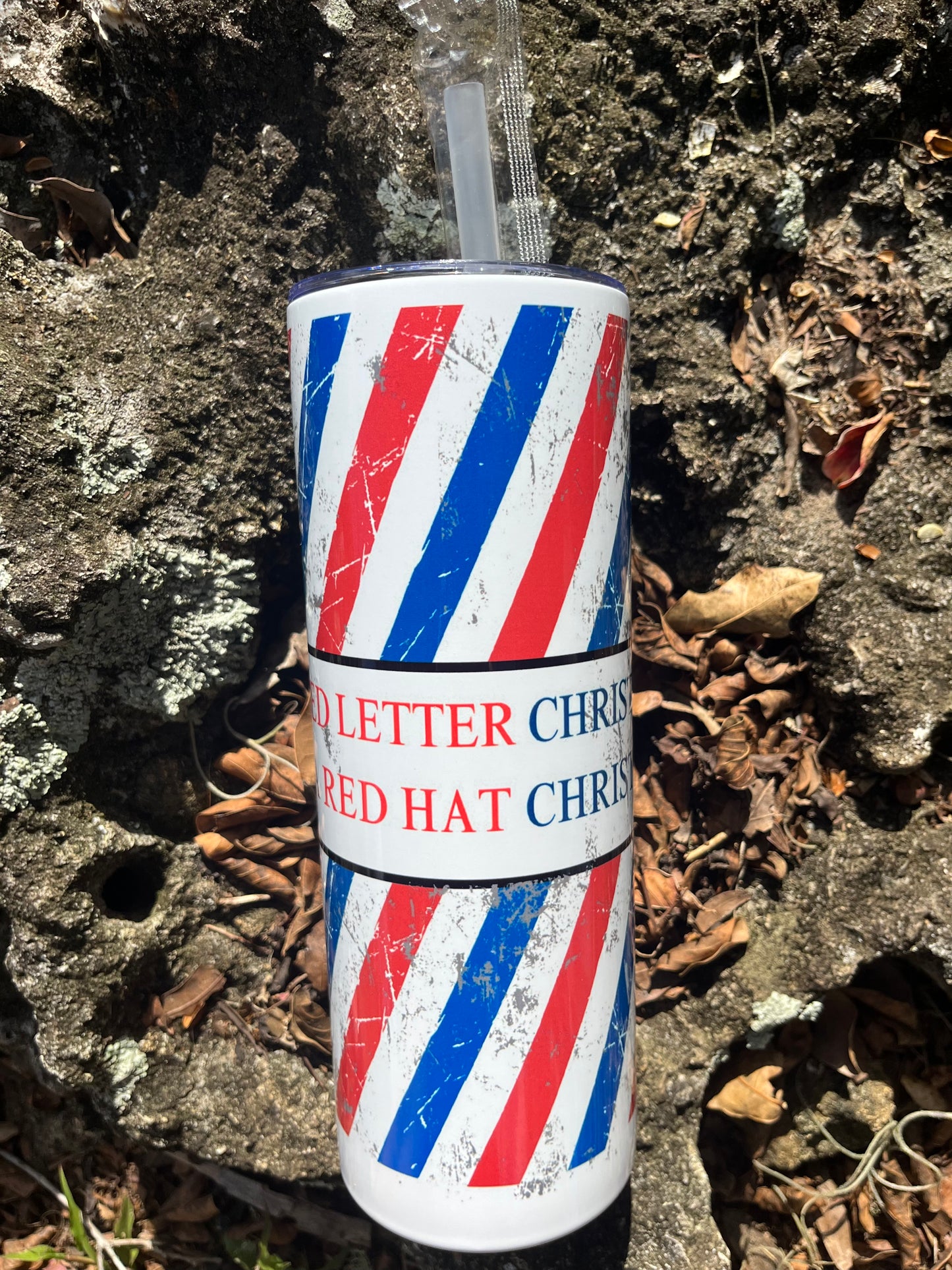 I'm A Red Letter Christian Not A red Hat Christian Tumbler