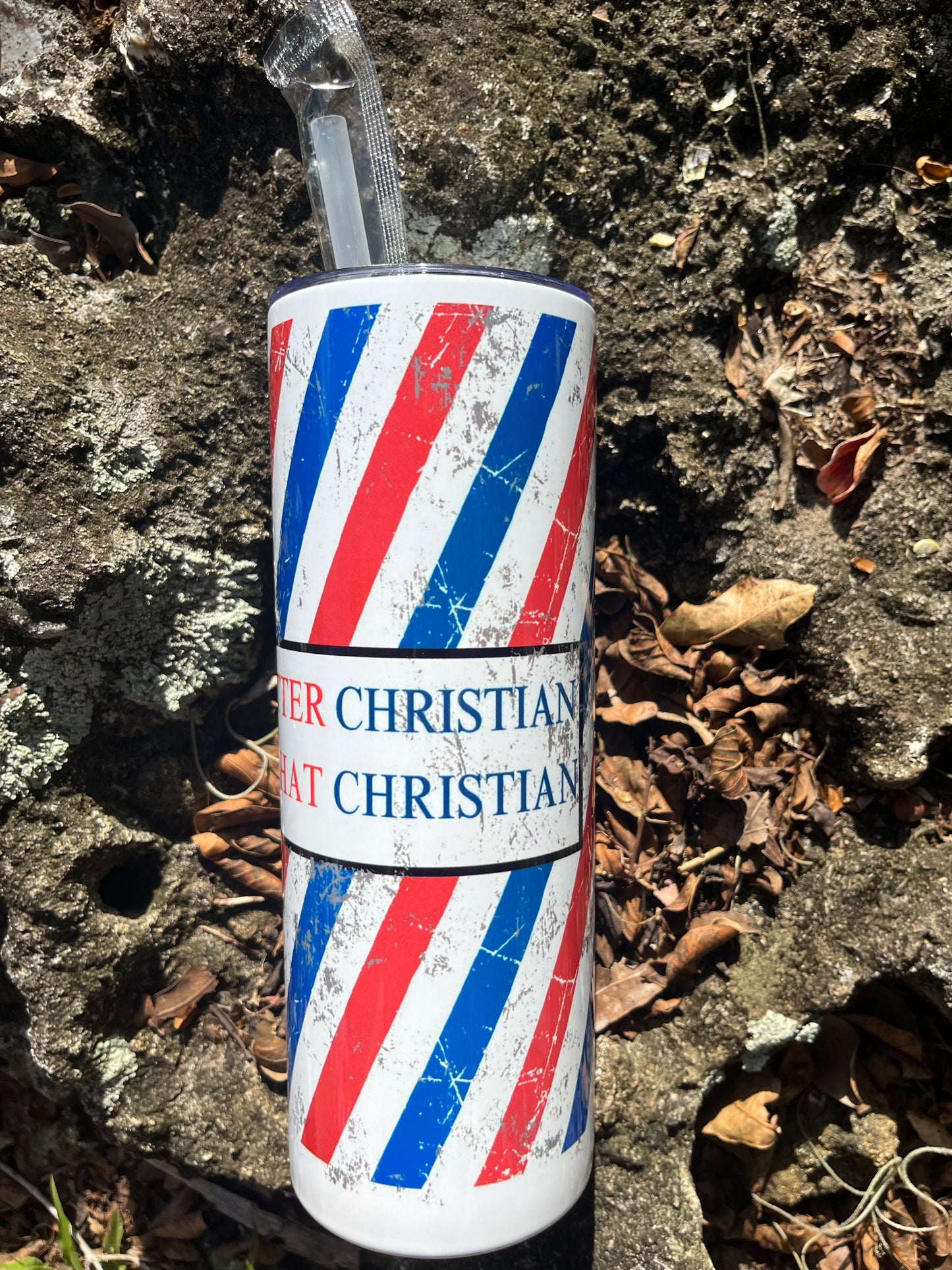 I'm A Red Letter Christian Not A red Hat Christian Tumbler