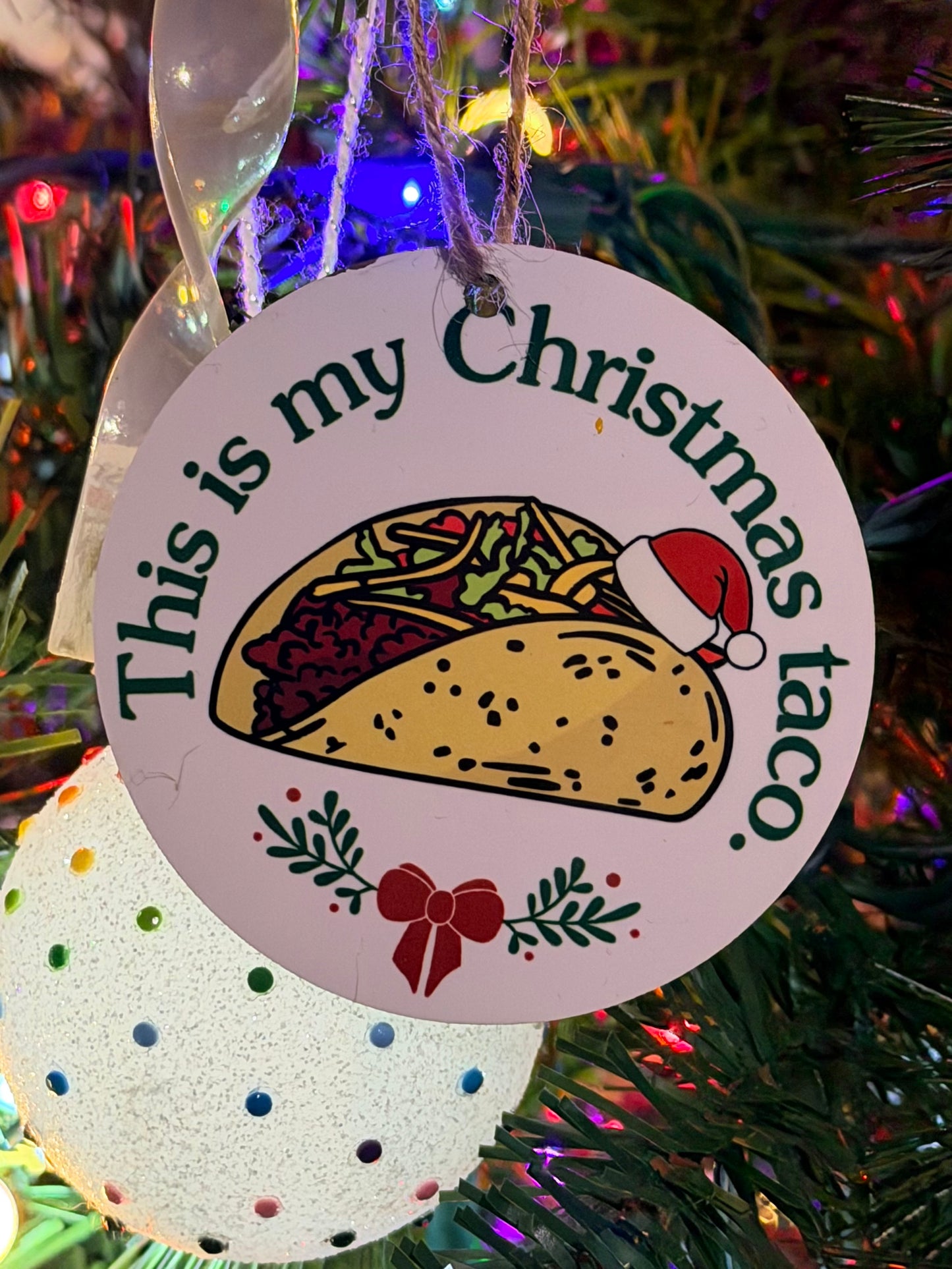 This Is My Christmas Taco Ornament