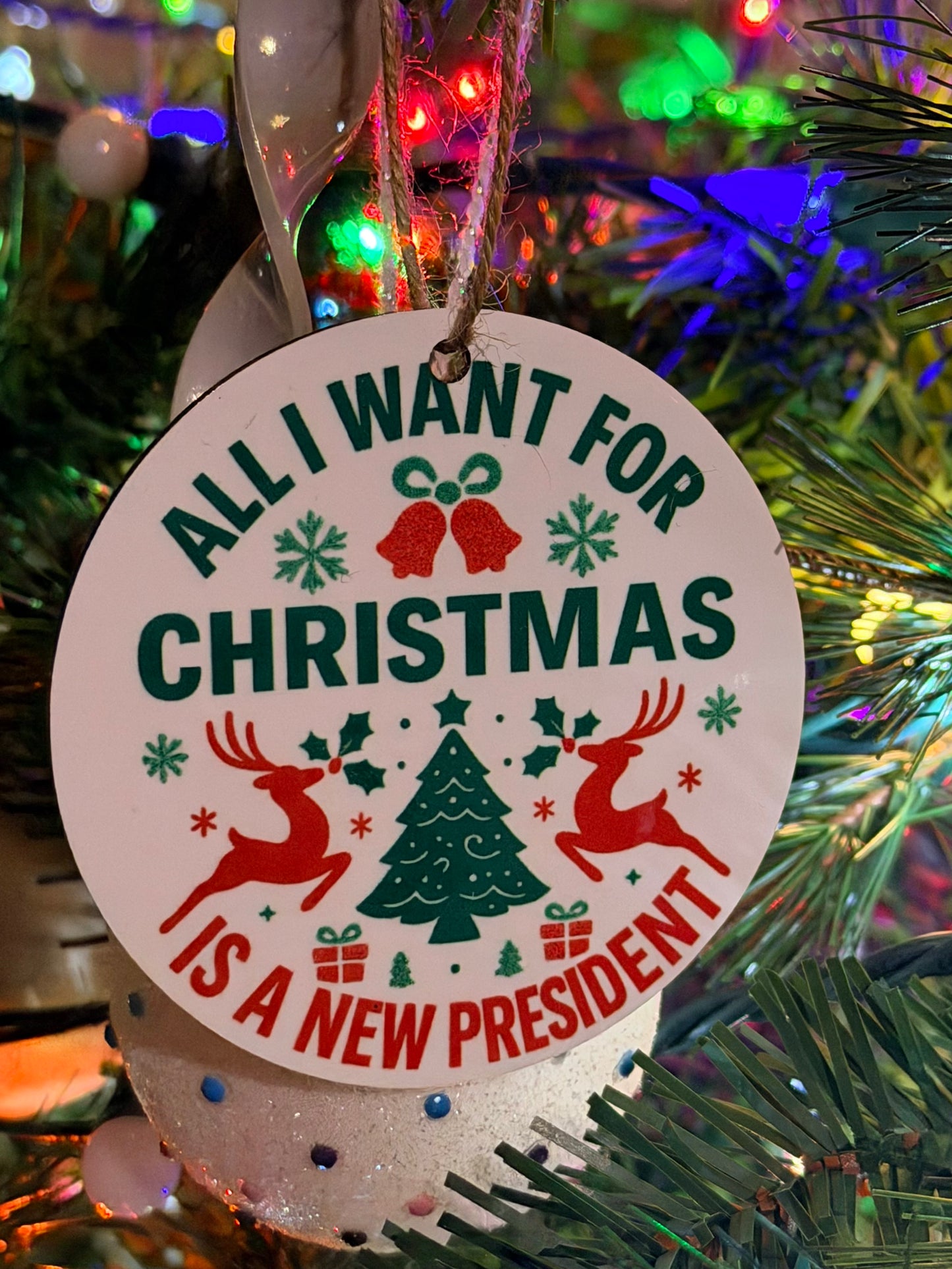 All I Want For Christmas Ornament